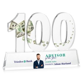 Custom VividPrint Award - Milestone Triple Digit