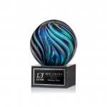 Malton Award on Square Marble - 3-1/8" Diam with Logo