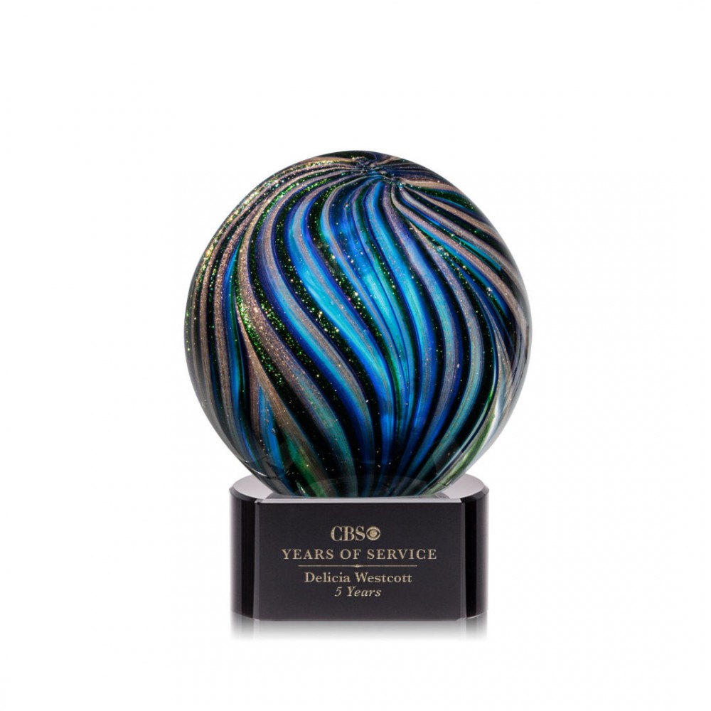 Malton Award on Paragon Black - 3-1/8" Diam with Logo Malton Award on Paragon Black - 3-1/8" Diam with Logo