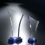 Custom Etched 9" Epiphany Crystal Award