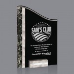 Promotional Ventura Award - 7"x10" Silver/Black
