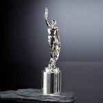 Supremacy Award on Cylinder - Silver 14" with Logo