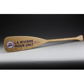 Logo Branded 5" x 36" - Premium Printed & Stained Basswood Paddle - USA-Made