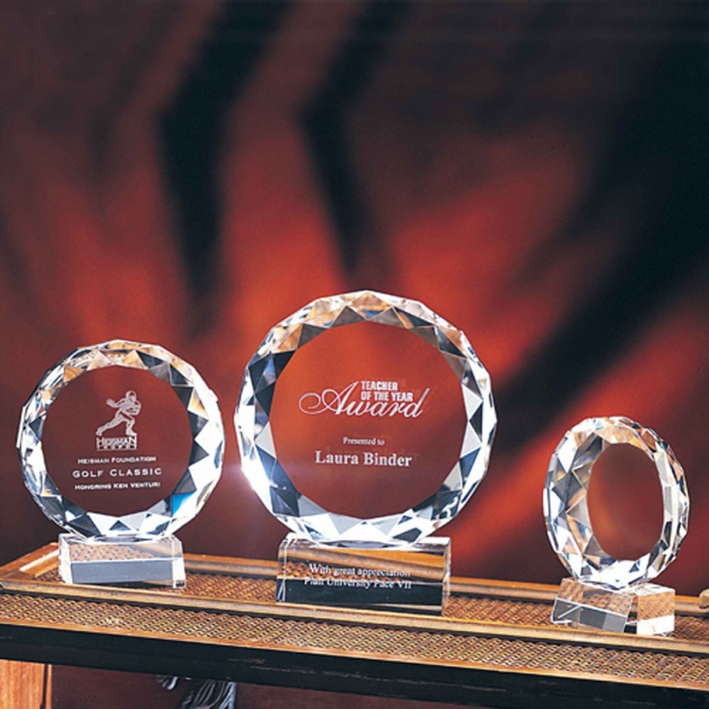 Logo Imprinted 4" Sunrise Crystal Award Logo Imprinted 4" Sunrise Crystal Award