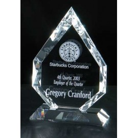 Logo Branded 9 " Legend Crystal Award