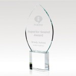 Custom Illuminate Upright Glass Award