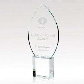 Custom Illuminate Upright Glass Award