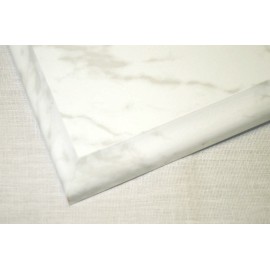 Personalized Economy White Marble Plaque (12"x15")