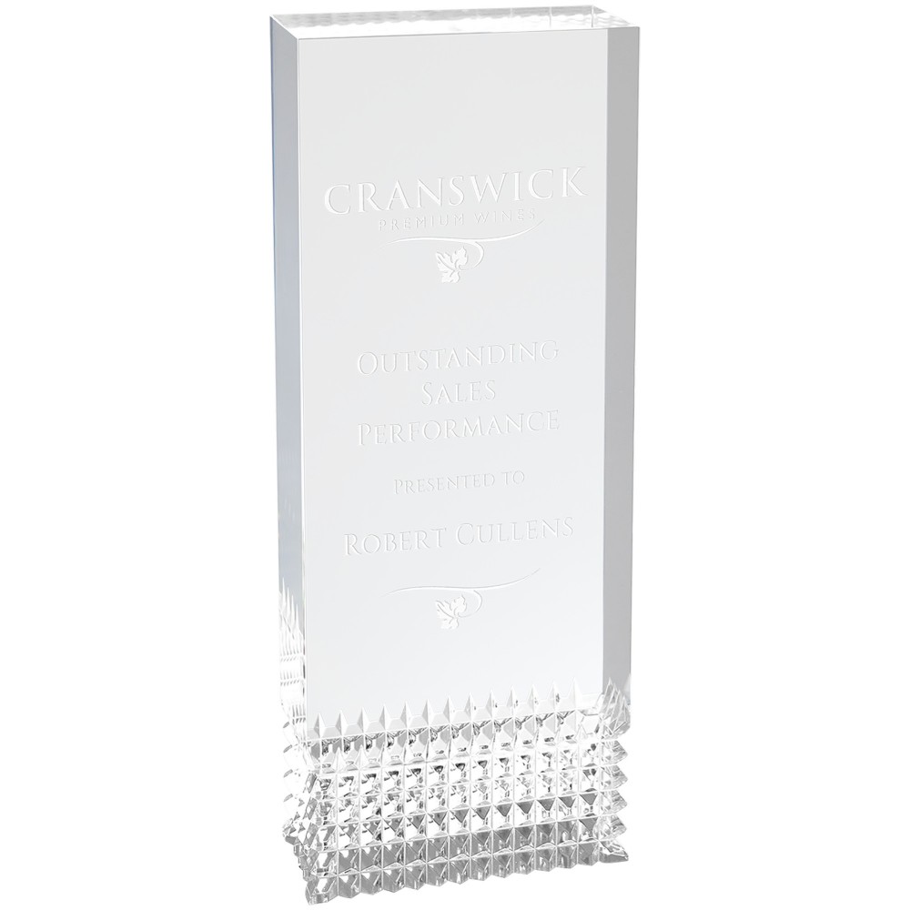3" x 8" Silver Tribute Acrylic Laser-etched 3" x 8" Silver Tribute Acrylic Laser-etched