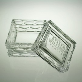3 1/8" Award - Camellia Box with Logo