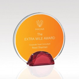 Lucent Gem - Full Color Award with Logo