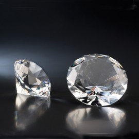 3 1/8" Crystal Diamond Award with Logo  3 1/8" Crystal Diamond Award with Logo