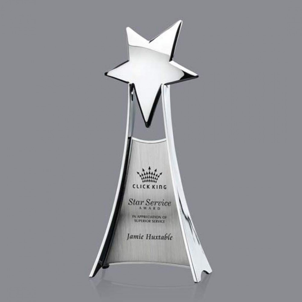 Carson Star Award - Silver 11" with Logo