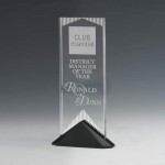 Reflections Award - Acrylic/Black 9" with Logo