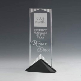 Reflections Award - Acrylic/Black 9" with Logo