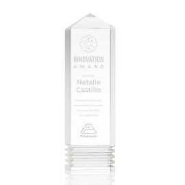 Personalized Rosedale Obelisk - Acrylic 8"  Personalized Rosedale Obelisk - Acrylic 8"