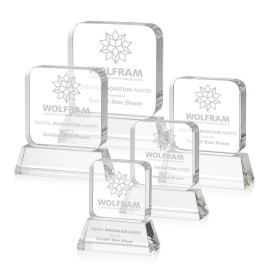Flamborough Award on Base - Clear with Logo  Flamborough Award on Base - Clear with Logo