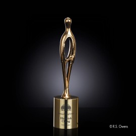 Contemporary Award S - On Cylinder Base 11" with Logo