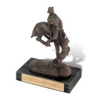 Customized Cowboy Figurine - Marble Base Award