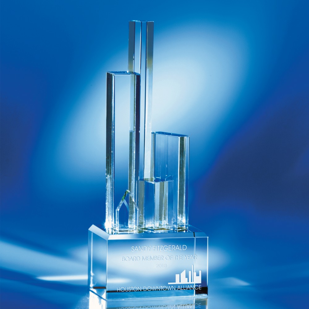 Custom Corporate Empire Crystal Award