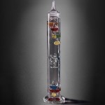 Galileo Thermometer 13" with Logo
