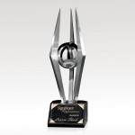 Steel Pillar Award - 10" Aspire with Logo