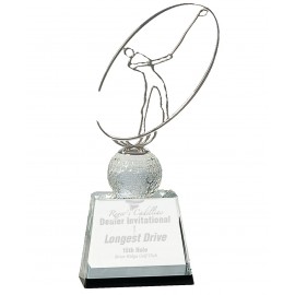 12" Perfect Plane Golf Award with Logo  12" Perfect Plane Golf Award with Logo