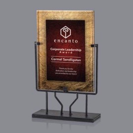 Gianna Award - Gold/Burgundy 15" with Logo  Gianna Award - Gold/Burgundy 15" with Logo