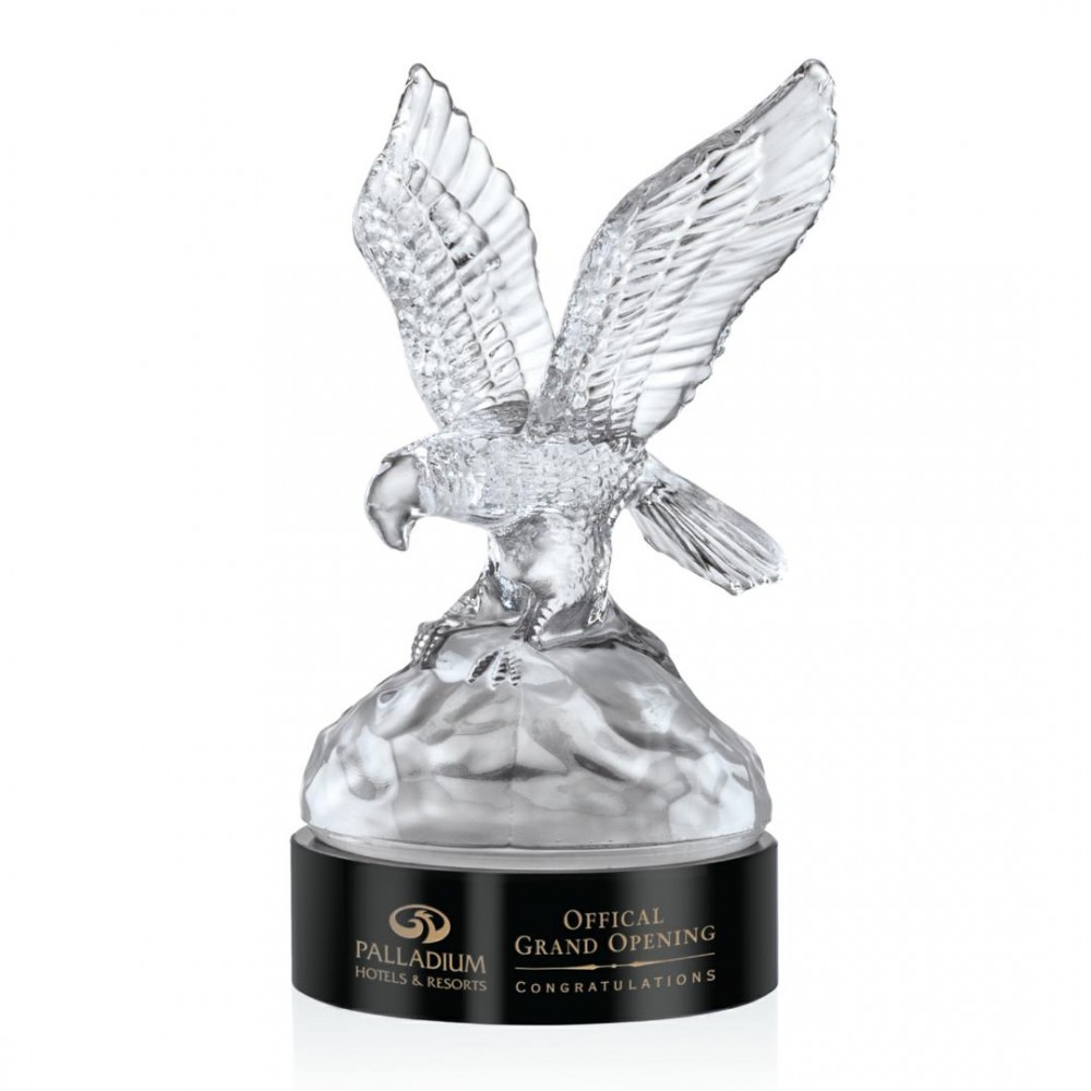 Buntingford Eagle on Black Base with Logo Buntingford Eagle on Black Base with Logo