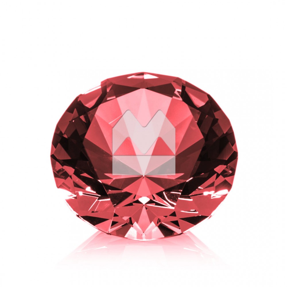 Promotional Optical Gemstone - 2" Ruby Promotional Optical Gemstone - 2" Ruby