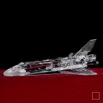 Space Shuttle Model Crystal Crafts with Logo