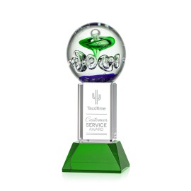 Aquarius Award on Stowe Green - 10" High with Logo