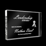 2D Starphire Banner 4x6" with Logo