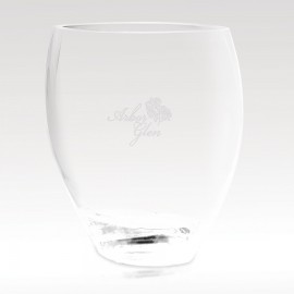 Personalized Giocoso European Crystal Vase 8"