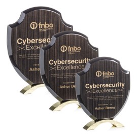 Belgrave Slatewood Award - Gold with Logo