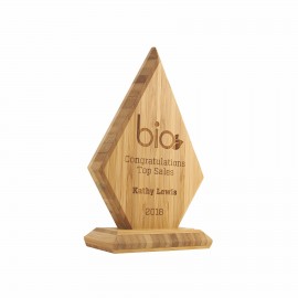 Personalized Eco Conscious Bamboo Diamond (12")