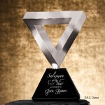 Logo Branded Mithra Award - Silver 10"
