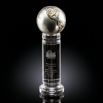 Custom Continental Globe - Cast Metal/Optical 12"