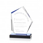 Customized Driffield Award - Acrylic/Blue 7"
