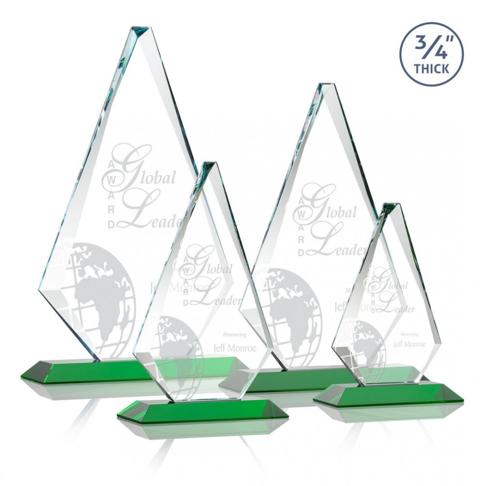 Logo Branded Windsor Award - Green