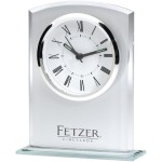 Logo Imprinted Column Desk Clock