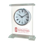 Laser-etched Clock - Glass Desk Alarm Clock