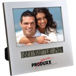 Photo Frame with Multifunction Digital Display Laser-etched