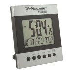 Clock - Atomic LCD Wall or Desk Alarm Clock Logo Imprinted