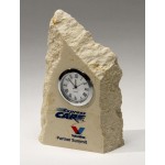 Laser-etched Sheared Rock Clock