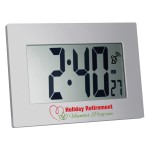 Clock - Atomic LCD Wall or Desk Clock Custom Etched