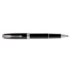 Parker Sonnet Matte Black Rollerball Pen With Chrome Trim Laser-etched