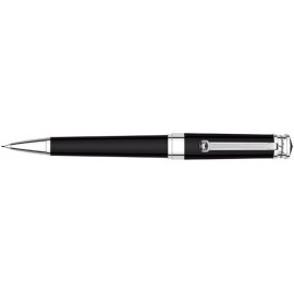 Custom Etched Montegrappa Parola Black & Platinum Pencil