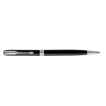 Laser-etched Parker Sonnet Lacquered Black Ballpoint Pen With Chrome Trim