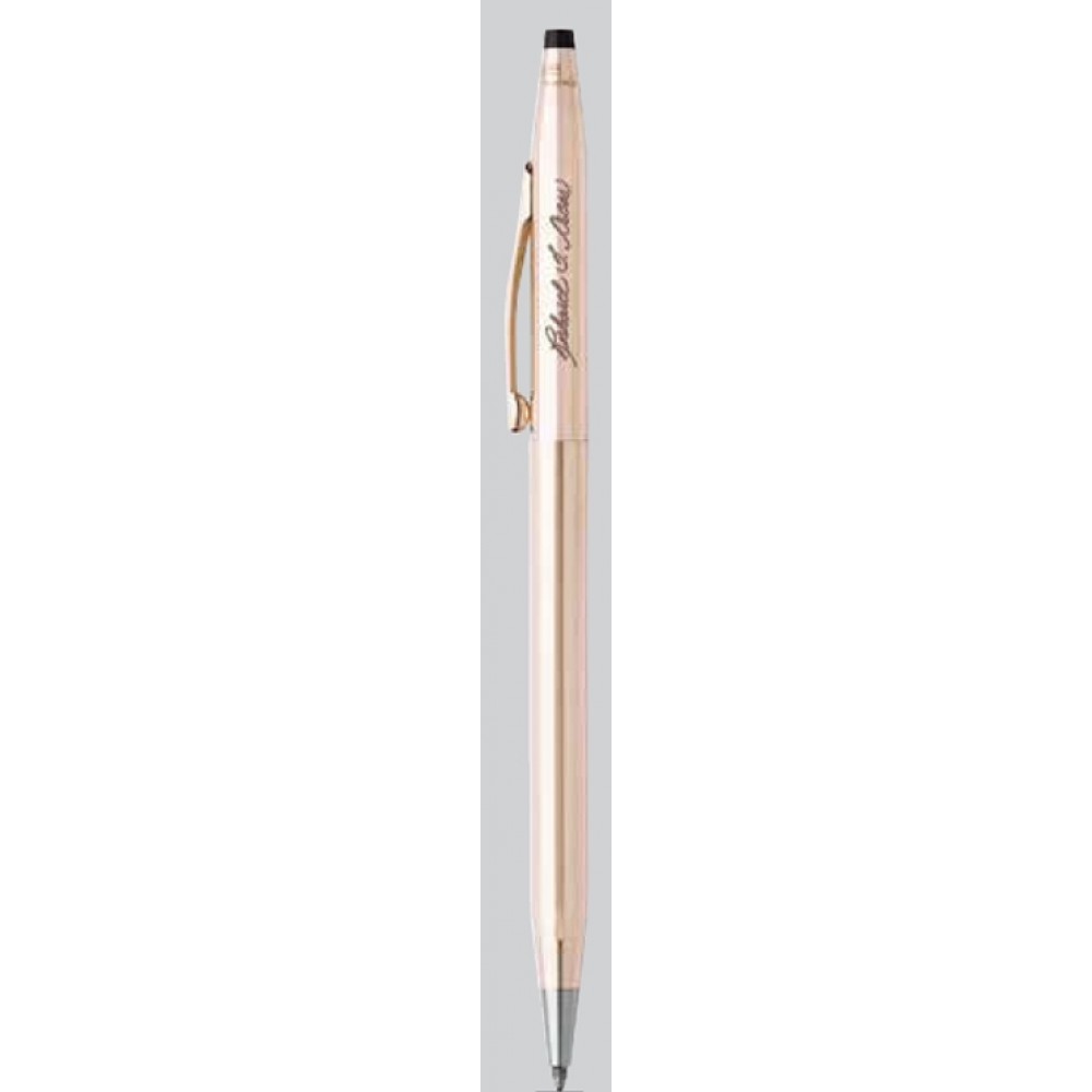 Custom Etched Classic Century 14KT Gold Pen & Pencil Set Custom Etched Classic Century 14KT Gold Pen & Pencil Set